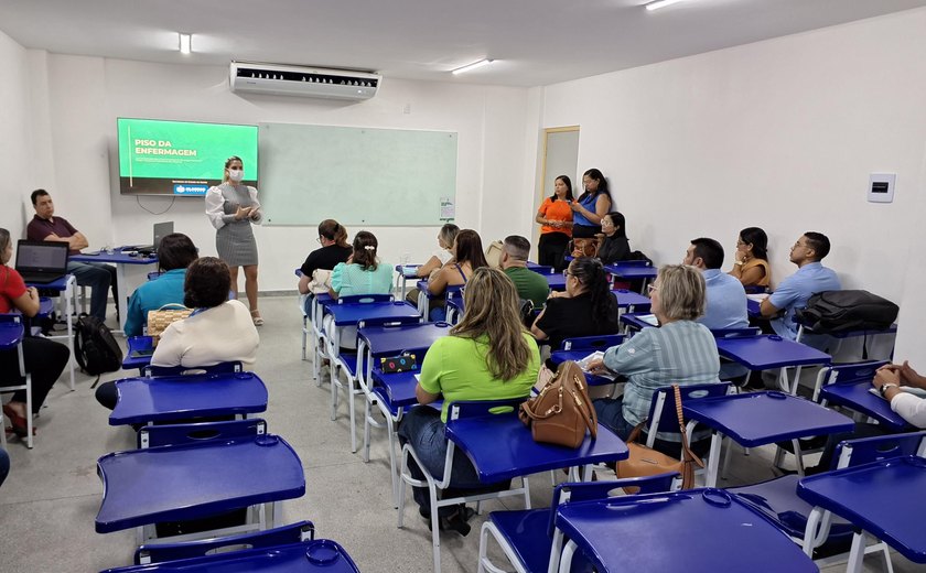 Saúde realiza palestras com unidades vinculadas ao Estado sobre o Piso Nacional da Enfermagem