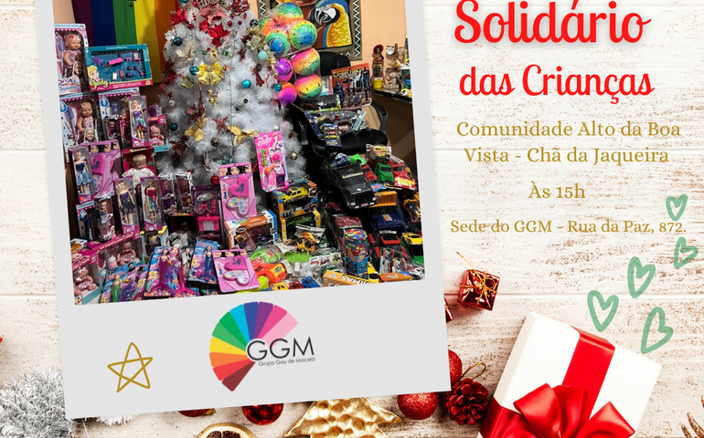 Grupo Gay de Maceió promove Natal Solidário das Crianças do Alto da Boa Vista l