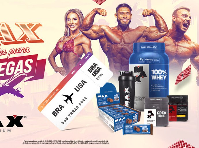 Max Titanium vai levar um fã para o maior campeonato de fisiculturismo do mundo em Las Vegas