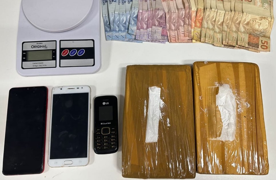 Mulher é presa com dois quilos de cocaína avaliados em R$ 60 mil no município de Itabaiana