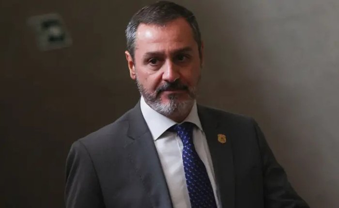 Andrei Rodrigues durante audiência na CPI do Crime Organizado no Senado