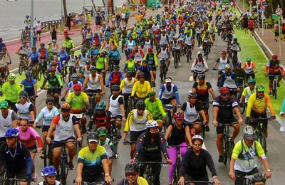 Passeio Ciclístico encerra programação do Mês do Meio Ambiente