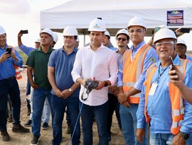 Primeiro desmonte de rocha marca início da execução do túnel do Trecho V do Canal do Sertão Alagoano