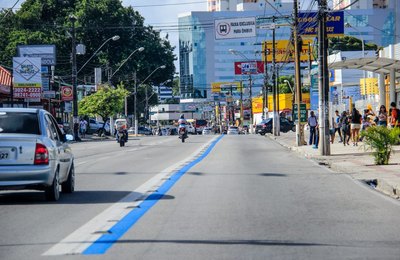 Prefeitura de Maceió finaliza revitalização da Faixa Azul na parte alta
