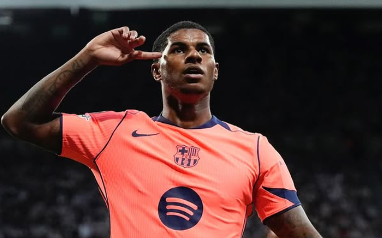 Rashford valoriza apoio de Flick e comemora primeiros gols pelo Barcelona: 'Noite perfeita'