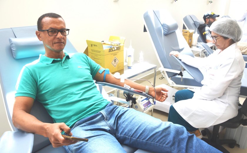 Hemoal alcança crescimento de 25% nas doações de sangue no primeiro semestre deste ano