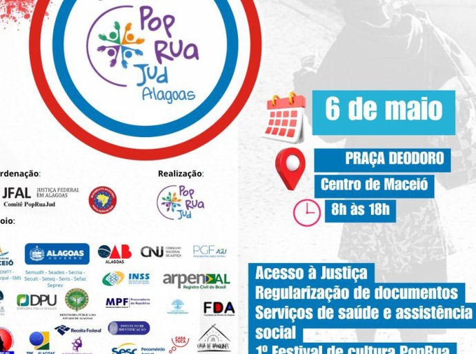 Semdes ofertará serviços no Mutirão PopRuaJud, na próxima terça-feira