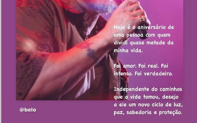 Gracyanne Barbosa faz homenagem de aniversário para Belo: 'Foi amor, foi real'