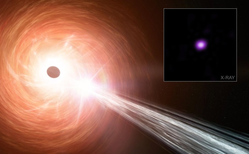 Buraco negro desafia modelos sobre origem do Universo crescendo 2,4 vezes acima do esperado