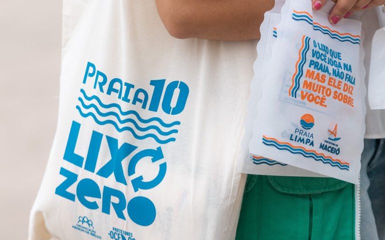 Desenvolvimento Sustentável participa do Projeto Praia 10 Lixo Zero, na Ponta Verde