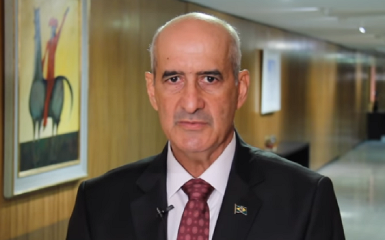 Correção: &#8216;Vídeo não fala do Congresso, é de apoio ao governo&#8217;, diz Ramos