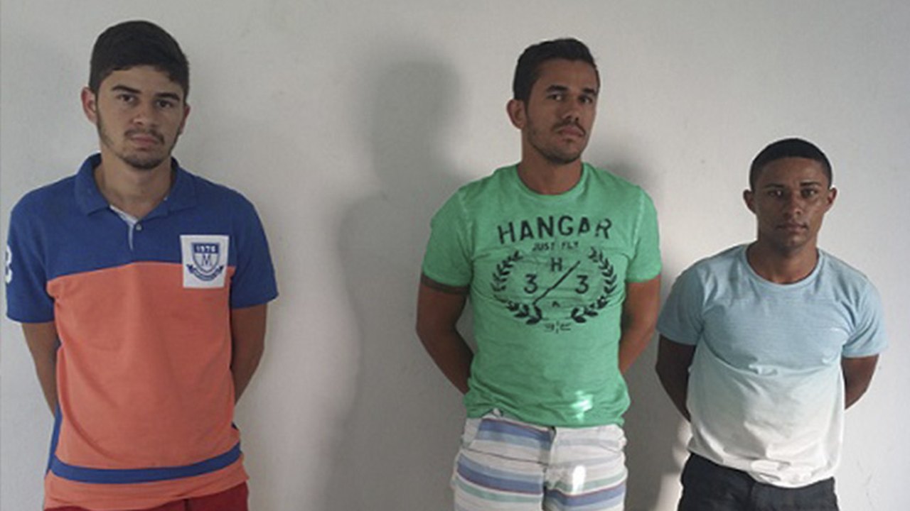 Preso trio acusado de vários crimes em Arapiraca