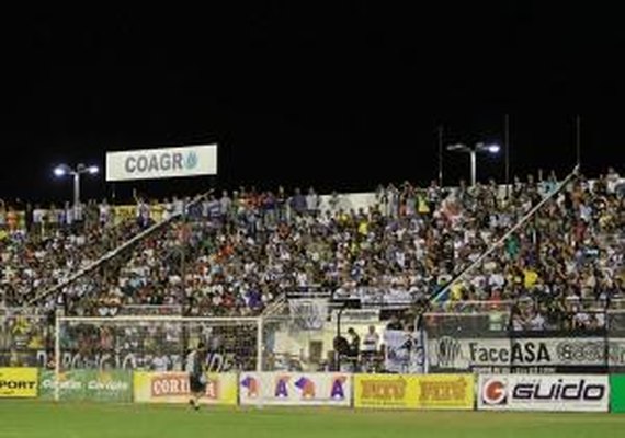 Começam na sexta as vendas dos ingressos para o jogo do ASA diante do Fortaleza