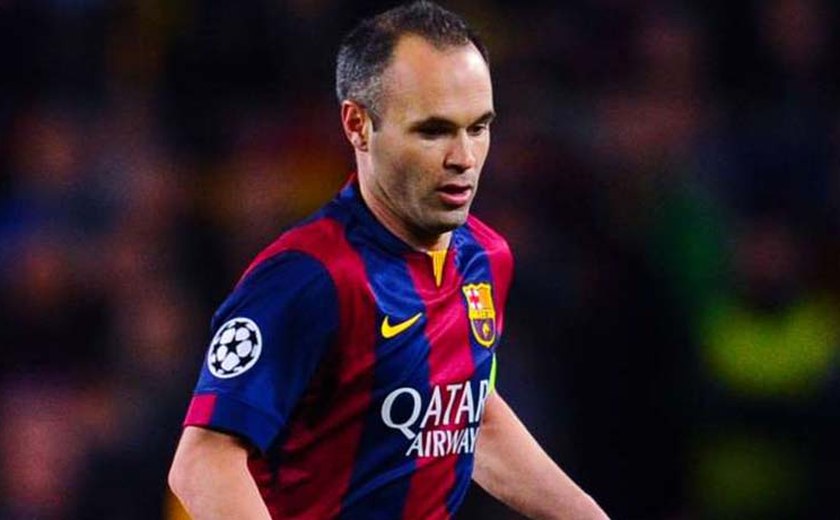 &#8216;Precisamos do retorno de Messi&#8217;, diz Iniesta
