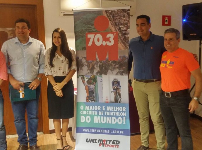 Lançamento do Ironman 70.3 Alagoas reuniu imprensa e autoridades nesta 4ª
