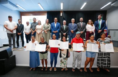 82 famílias de Marechal Deodoro são beneficiadas pelo programa Solo Seguro