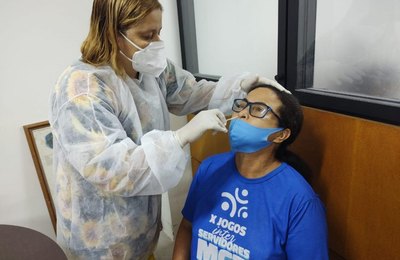 Desenvolvimento Sustentável realiza testagem de Covid-19 em servidores