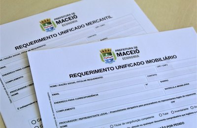 Prefeitura atualiza requerimento para abertura de processos imobiliários e mercantis