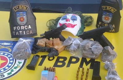 Polícia Militar apreende material de tráfico em casa abandonada na Levada