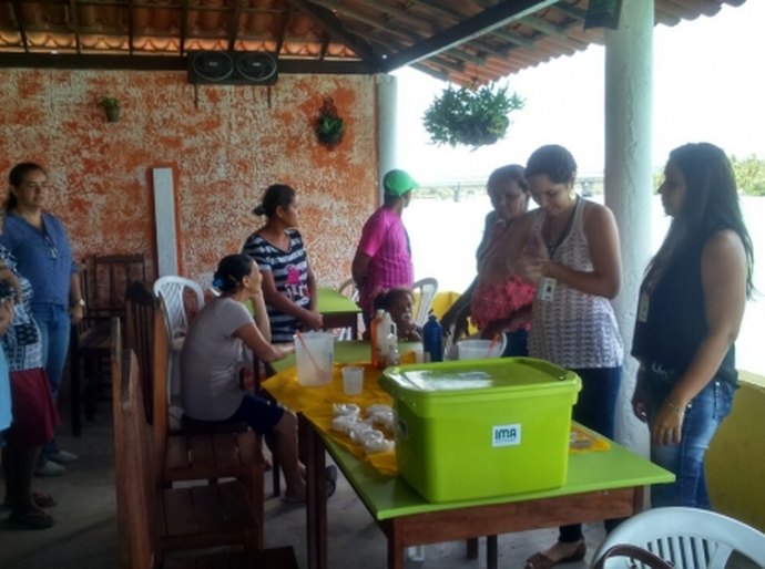 Oficina de Sabão ecológico é realizada na Massagueira