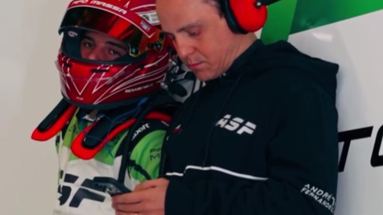 Felipe Massa e filho vencem corrida juntos pela primeira vez: 'Que seja a primeira de muitas'