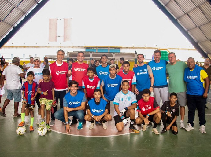 Ao lado do governador Paulo Dantas e do deputado Rafael Brito, Ricardo Doria lança 1ª edição do Corações da Paz nas Escolas