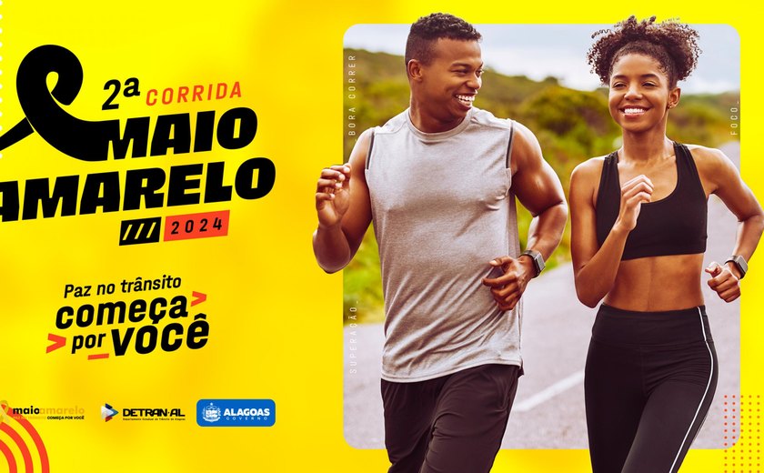 Segunda edição da Corrida Maio Amarelo abre inscrições na próxima quarta
