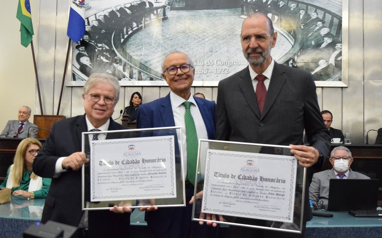 Fábio Jatene e Fernando Lucchese são homenageados com o Título de Cidadão Honorário de Alagoas