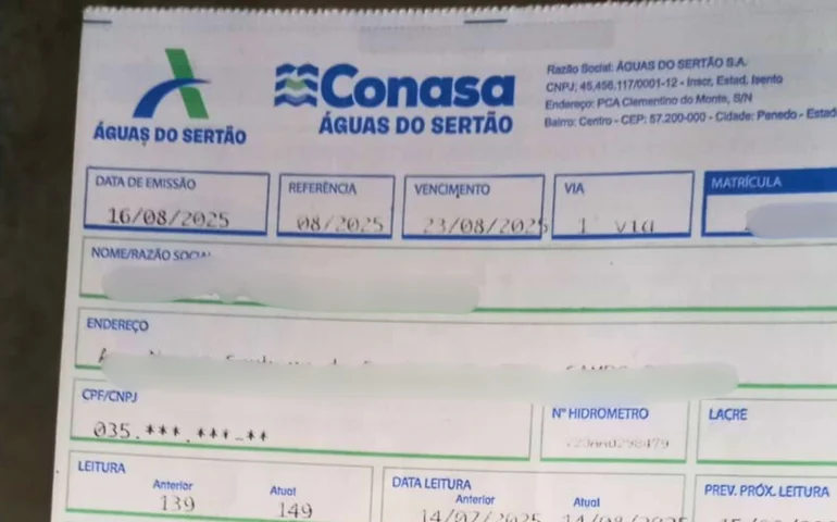 Defensoria Pública ingressa com ação civil pública contra Águas do Sertão exigindo transparência à população alagoana