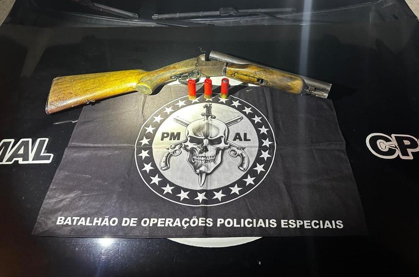 PMAL apreende 23 armas de fogo em ações de combate à criminalidade em Alagoas