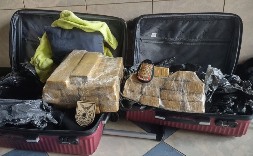 Mulher é presa com 22 quilos de maconha no Aeroporto Zumbi dos Palmares