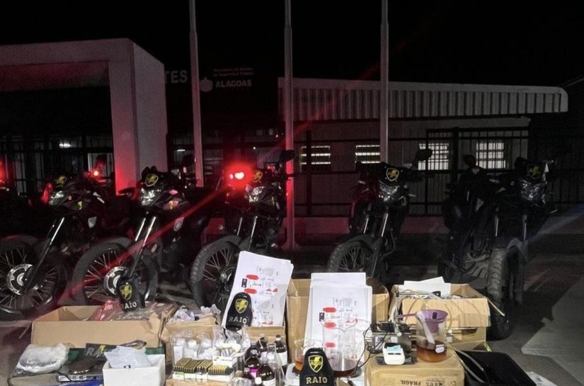 PM-AL prende homem e desarticula laboratório clandestino em Maceió