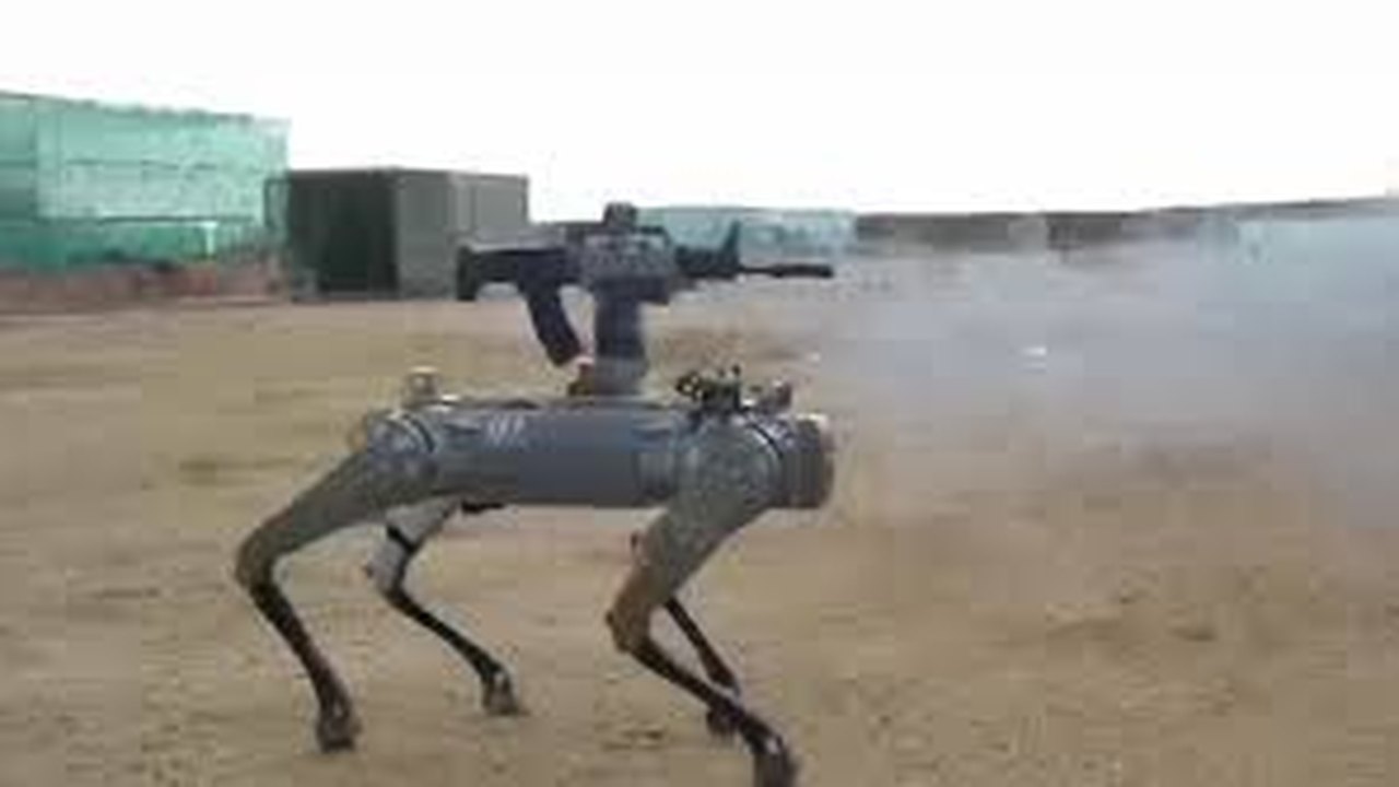 Preparação para a guerra moderna: China apresenta exército de cães robôs equipados com metralhadoras; vídeo 