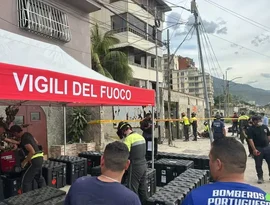 Bombeiros italianos iniciam retorno após missão de resgate na Venezuela