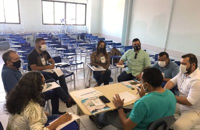 Representantes de Ibateguara participam do ciclo de treinamentos realizado pela SEMARH