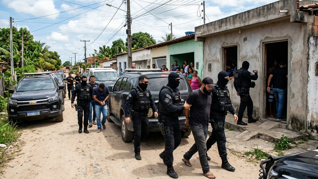 Operação cumpre mandados de prisão contra 21 pessoas ligadas à Família Avelino, entre elas cinco PMs