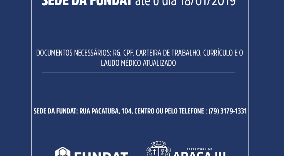 FUNDAT EMPREGO PARA PESSOA COM DEFICIÊNCIA / Foto: Fundat