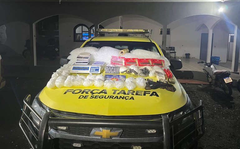PM descobre refinaria de cocaína e apreende quase 13 kg de drogas em Arapiraca