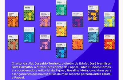 Edufal e Fapeal lançam novos livros para a sociedade alagoana
