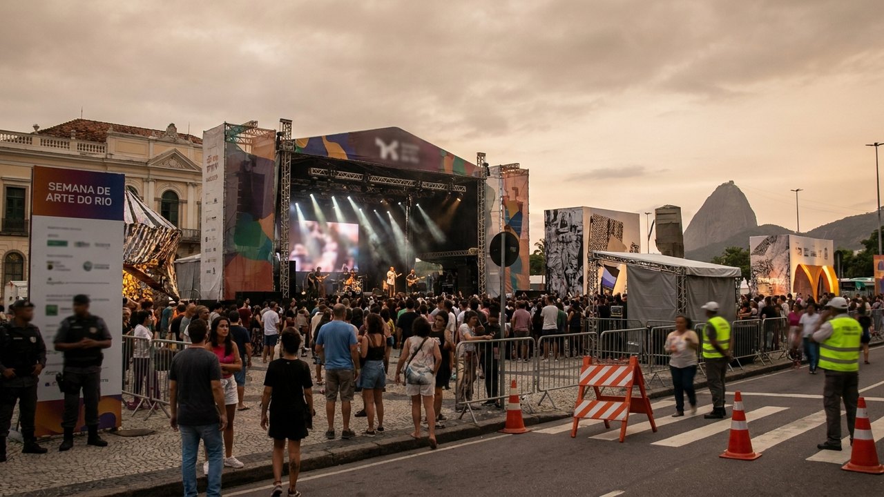 Diogo Nogueira abre Semana de Arte do Rio: veja como chegar, a previsão do tempo e as interdições