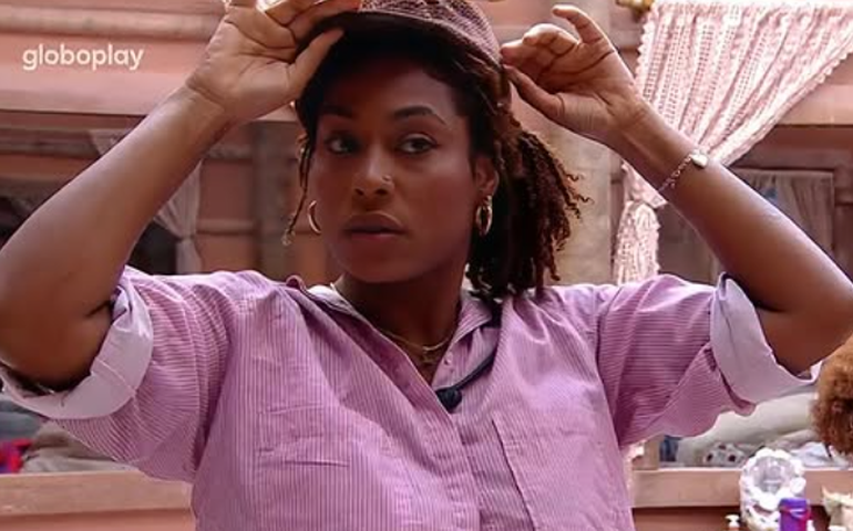 Thamiris brinca com Aline após eliminação de Diogo Almeidado do 'BBB 25': 'Vamos ser um casal'