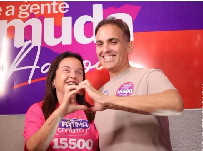 Fátima Canuto consolida base em Alagoas e faz com o filho grande ato de lançamento de campanha no Pilar