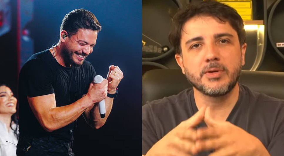 O cantor Wesley Safadão e o fundador do MBL, Renan Santos / Foto: reprodução