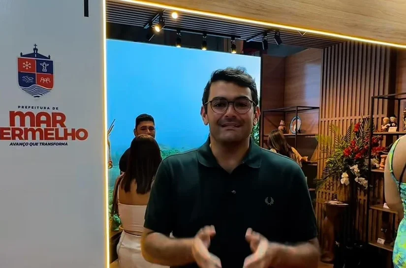 Depois de expor as belezas de Mar Vermelho na Feira dos Municípios, prefeito faz convite para conhecer a “Suíça Alagoana”