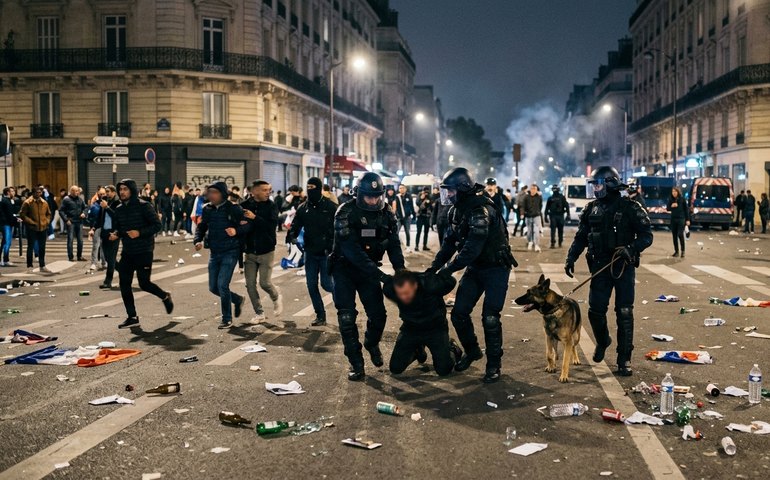 Comemoração do título do PSG termina com mais de 280 presos e policiais feridos em Paris