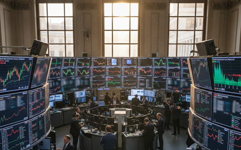 Bolsas europeias operam sem direção única em meio a tensões geoeconômicas