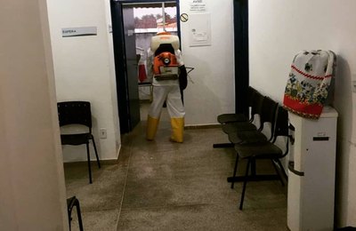 Unidades Sentinelas são desinfectadas para atender comunidade de suas respectivas áreas