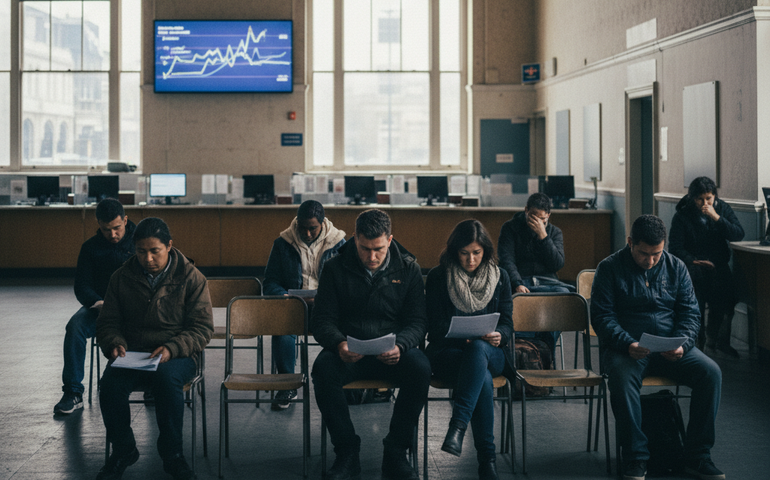 Taxa de desemprego no Reino Unido sobe para 5,1% até novembro