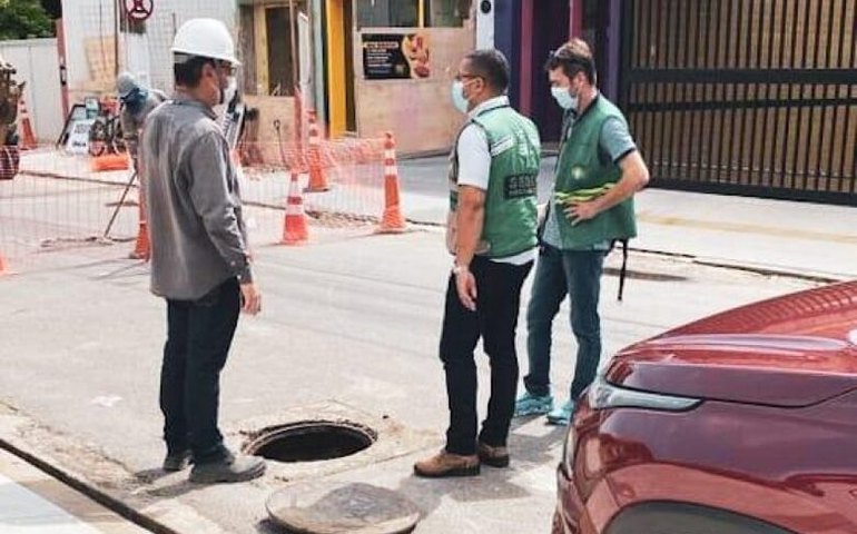 Prefeitura notifica estabelecimentos por lançamento de efluentes em galerias de águas pluviais