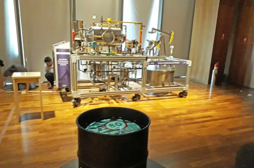 Senai/AL mostra planta didática na exposição da revista Exame